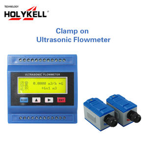 Holykell Écran LCD RS485 Modbus DN20 Pince numérique sur débitmètre d'eau à ultrasons - Product Image 2