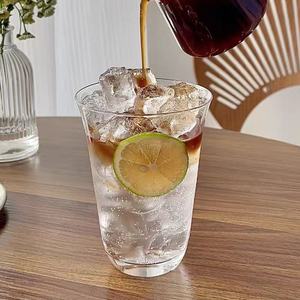 M vendita calda ultra-sottile tazza di vetro semplice cristallo succo di cocktail bevanda fredda tazza di ghiaccio <span class=keywords><strong>caffè</strong></span> americano <span class=keywords><strong>bicchiere</strong></span> di acqua giapponese <span class=keywords><strong>bicchiere</strong></span> - Product Image 6