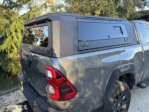 อุปกรณ์ตกแต่งรถกระบะออฟโรด 4x4 หลังคาแข็ง บันไดข้าง สำหรับ Toyota Hilux Vigo Revo Sr5 - Product Image 4