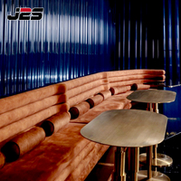 Ensemble de mobilier de bar de luxe moderne J2S, tabourets de bar rembourrés, tables de bar hautes, sièges de salon, projets d'hôtellerie de discothèque