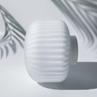 Pantalla de Lámpara de Vidrio Blanco Lechoso, Suave y Ligera, Antideslumbrante, para Sala de Estar, Lámpara de Mesa Auxiliar, Stock de Fábrica, Dropshipping