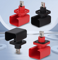 Bloque de Terminales de Batería de Alta Corriente 100A/120A/150A/200A/300A 600V, Terminal de Pared para Almacenamiento de Energía, Fabricado en China por el Fabricante