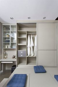 Muebles de dormitorio de diseño moderno Armario de madera portátil y ajustable con puerta de madera maciza para uso doméstico - Product Image 4