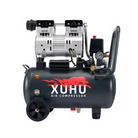 Compresseur d'air miniature silencieux sans huile 550W 30L 220V à piston refroidi par air avec moteur et pompe