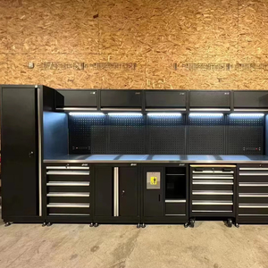 Nhà để xe công cụ lưu trữ Bàn làm việc bền kim loại lưu trữ tủ & công cụ Tủ tùy chỉnh OEM/ OBM cho tối đa hóa không gian nhà để xe - Product Image 1