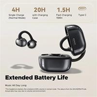 Écouteurs sans fil Remax Mini Clip-on TWS Bluetooth 6.0 légers à oreille ouverte étanches avec micro intégré