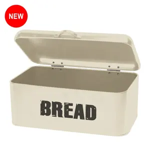 กล่องใส่ขนมปังโลหะสไตล์วินเทจ,กล่องเก็บของขนมปังในครัว