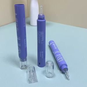 Purple <b>Plastic</b> Squeeze <b>Tube</b> with Clear Acrylic Cap - Product Image 2