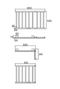 <span class=keywords><strong>Toallero</strong></span> Eléctrico de Acero Inoxidable Montado en la Pared, Termostático, para Uso en Hoteles, <span class=keywords><strong>con</strong></span> Pantalla <span class=keywords><strong>Digital</strong></span> - Product Image 6