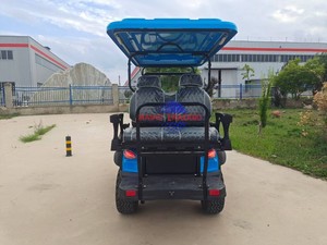 Carrito de Golf Eléctrico de 8 Plazas, Estilo Retro Futurista, Ideal para Escenarios de Películas de Ciencia Ficción - Product Image 5