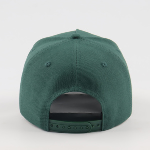 Casquette de baseball snapback brodée sur mesure, nouvelle mode, logo personnalisé, 5 panneaux, style streetwear, casquette de baseball verte, fabricant - Product Image 4
