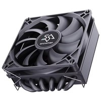 Refroidisseur de processeur PC SNOWMAN MC45-6 4PIN 90mm 6 caloducs, dissipateur thermique CPU, ventilateur de refroidissement CPU PWM pour boîtier PC mini ITX, ordinateur de bureau