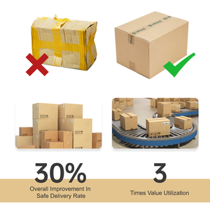 YJNPACK el embalaje de comercio electrónico más popular en Europa 3,0 máquina de cinta dispensadores automáticos de cinta engomada - Product Image 6