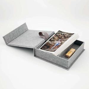 Caja DE LINO DE LUJO personalizada, regalo de fotógrafo, embalaje magnético, álbum de fotos de boda, joyería, cuaderno, caja de regalo cosmética - Product Image 4