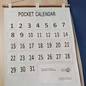 Productos de Moda, Novedades, Lona de Algodón Personalizada, Pancarta Colgante de Pared, Bolsa de Almacenamiento Colgante de Pared con Diseño Floral para Niños - Product Image 2