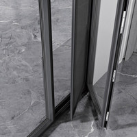 Système de fenêtres modernes en aluminium à double vitrage trempé pour salon, balcon, baie vitrée, taille personnalisable, certifié Energy Star