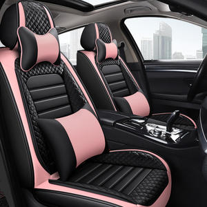 Fundas universales de cuero para asientos de coche, accesorios interiores de lujo para Mustang - Product Image 5