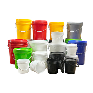 Cấp Thực Phẩm PP Kín Kín 1L-10L Vòng Tùy Chỉnh In Kẹo Cookie Rõ Ràng Nhựa Xô Với Rò Rỉ Bằng Chứng Nắp Xử Lý - Product Image 5