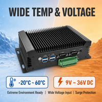 Computadora Industrial Integrada Sin Ventilador YCT, Intel N100, 16GB DDR4, 4x USB 3.0, 2 COM, Bloque de Terminales GPIO, WiFi, Montaje en Pared