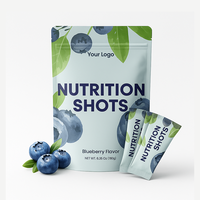 Bubuk Buah dan Sayuran Bubuk Jus Buah Campuran Suplemen Nutrisi Bubuk Blueberry Beku Kering Liar Organik