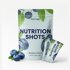 Poudre de fruits et légumes, poudre de jus de fruits mélangés, compléments nutritionnels, poudre de myrtilles séchées par congélation sauvages, biologique - Product Image 1