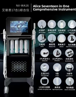 Produit de beauté, nettoyeur facial, micro-bulles électriques, cycle d'eau, éliminateur d'acné, de boutons, de pores et de points noirs