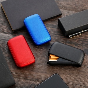 KY à la mode 20 pièces Cigarettes Portable Usb charge métal cuir Vintage classique étui à briquet - Product Image 5