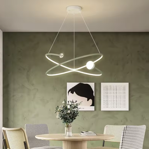 Zeal Lighting Sala de estar Diseñador Techo Iluminación colgante LED Luces colgantes modernas Candelabros - Product Image 4