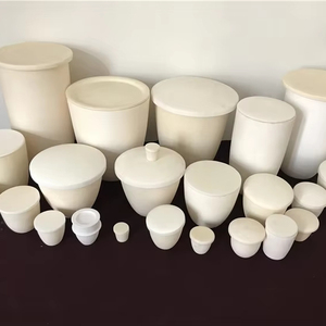 Глиноземный керамический тигель промышленный термостойкий плавильный котел - Product Image 1