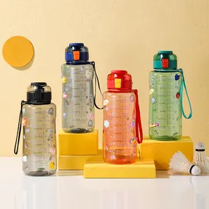 新しいデザイン550ml 700ml 900ml 1500ml英語の単語フィットネスボトルジムとロゴスポーツウォーターボトル