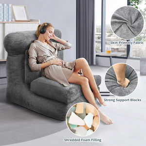 Canapé avec chaise longue, design exclusif 2026, articles les plus vendus sur Amazon, MOQ 1 pièce, emballé en boîtes, livré en kit. - Product Image 1