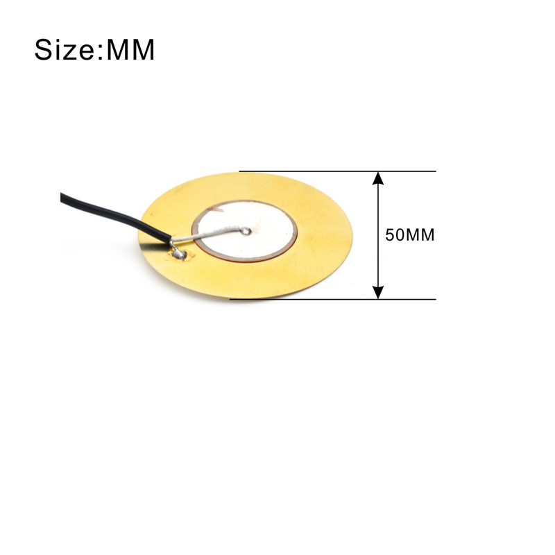 Lot De 2 Transducteurs Piézo 50 Mm – Capteur Pré-câblé Pour Guitare Acoustique, Ukulélé, Banjo – Son Clair Et Sans Interférence
