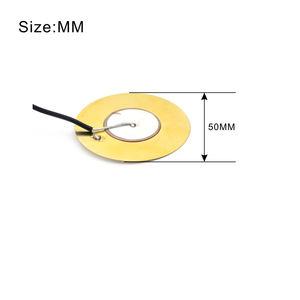 50MM gitar <span class=keywords><strong>Pickup</strong></span> <span class=keywords><strong>Piezo</strong></span> dönüştürücü kablolu amplifikatör 6.35MM çıkış jakı akustik gitar Ukulele puro kutusu gitar - Product Image 4