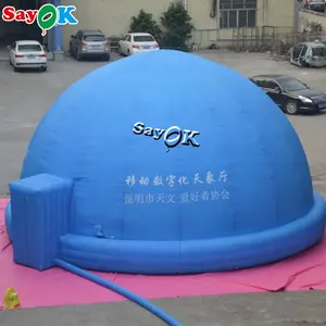 Xách Tay Inflatable Home Planetarium Dome Tent Hệ Thống Năng Lượng Mặt Trời Planetarium Cinema Tent Thuê