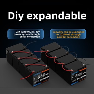 Batería de Almacenamiento de Energía Fotovoltaica LiFePO4 de 12.8V 100Ah, Acumulador Solar - Product Image 2