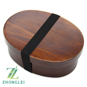 Boîte à Lunch en bois cuisine enfants, Bento de Style japonais pour enfants à l'école, vaisselle boîtes de bol organisateur de voyage 4 pièces - Product Image 6