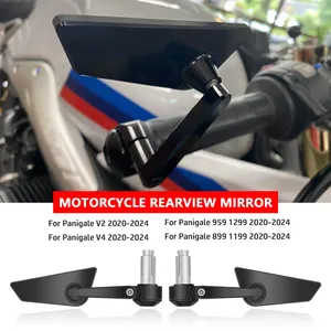 Rétroviseur universel pour guidon de moto <span class=keywords><strong>Ducati</strong></span> <span class=keywords><strong>Panigale</strong></span> V2 <span class=keywords><strong>V4</strong></span> 899 959 1199 <span class=keywords><strong>1299</strong></span>, accessoires de moto - Product Image 2