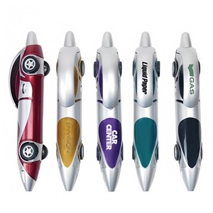 Stylo créatif en forme de voiture de course pour la promotion d'entreprise, stylos à bille originaux et uniques pour les enfants, cadeau et fournitures scolaires - Product Image 1
