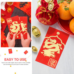 Tùy Chỉnh Dễ Thương Trung Quốc Giấy Rồng Túi Phong Cách Màu Đỏ Túi Phong Bì Cho Trung Quốc Năm Mới Món Quà Phong Bì - Product Image 5