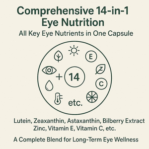 Cápsulas de Fórmula Avanzada para la Vista 14 en 1 |   Vitaminas para la Vista para Adultos con Luteína, Zeaxantina, Astaxantina y Apoyo Energético - Product Image 5