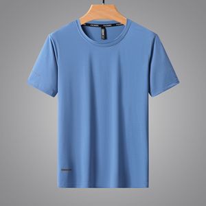T-shirt Homme Grande Taille Ample à Manches Courtes <span class=keywords><strong>en</strong></span> Soie Glacée Creuse à Séchage Rapide avec Sérigraphie, Nouveauté <span class=keywords><strong>Vente</strong></span> <span class=keywords><strong>en</strong></span> <span class=keywords><strong>Gros</strong></span> - Product Image 2