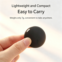 Mini traceur GPS intelligent étanche pour petits animaux, Bluetooth, autonomie de plus de 20 heures, pile bouton en plastique, alarme pour chien et chat