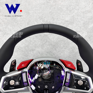 Volante Deportivo de Cuero Id8 Racing para <span class=keywords><strong>Toyota</strong></span> <span class=keywords><strong>Supra</strong></span> GR A90 A91 MKV MK5 MK4 2019-2025 - Product Image 5