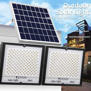 Faro <span class=keywords><strong>LED</strong></span> <span class=keywords><strong>Solare</strong></span> da Esterno Lecuso di Alta Qualità 100w 200w 300w 400w 600w - Product Image 1