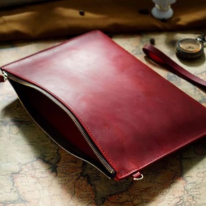 6 couleurs peau de vache 12 "sac pour ordinateur portable avec dragonne étui pour tablette en cuir véritable avec fermeture éclair fichier Document <span class=keywords><strong>Notebook</strong></span> organisateur mallette - Product Image 2