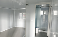 Maison Mobile en Acier de Luxe Extensible 20/40 Pieds, 3 Chambres, Conteneur Pliable pour Hôtels et Maisons avec Terrasse