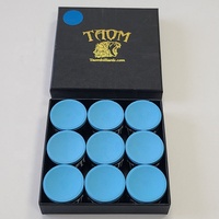 Taom Chalks dernier craies originales bleu/vert/jaune/rose/bleu clair craie de billard professionnelle accessoires de billard de haute qualité
