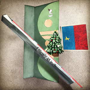 Tringle d'entraînement de golf pliable en EVA, 110 cm, pour droitier, modèle Senior Flex, conception robuste, emballage tubulaire, 3 sections - Product Image 3