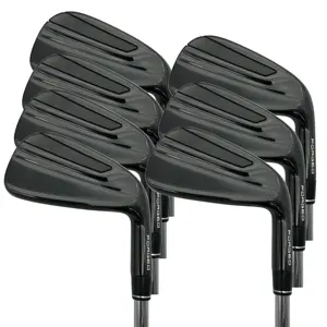 Set tongkat Golf besi tahan karat tangan kanan # 4-P hitam, Set tongkat Golf besi tahan karat