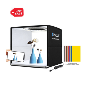 Mini Caja de Luz Portátil, Nuevo Diseño PULUZ, Caja de Luz para Estudio Fotográfico de 25 cm, 3 Modos, Caja de Luz Fotográfica de Doble Color - Product Image 6